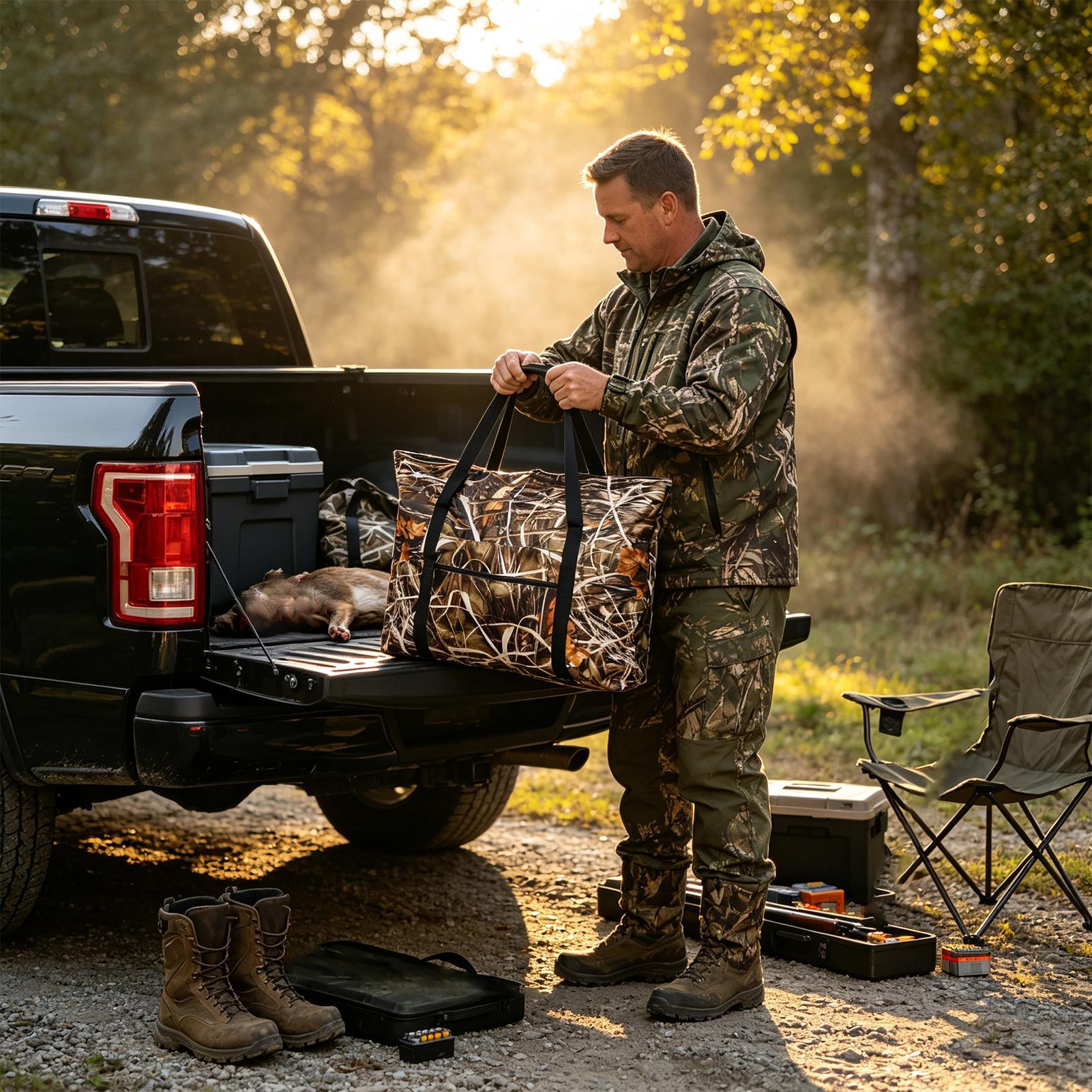 Hunting Tote Waterproof Scent  - Outdoor Hunting Gear Storage 评论和价格