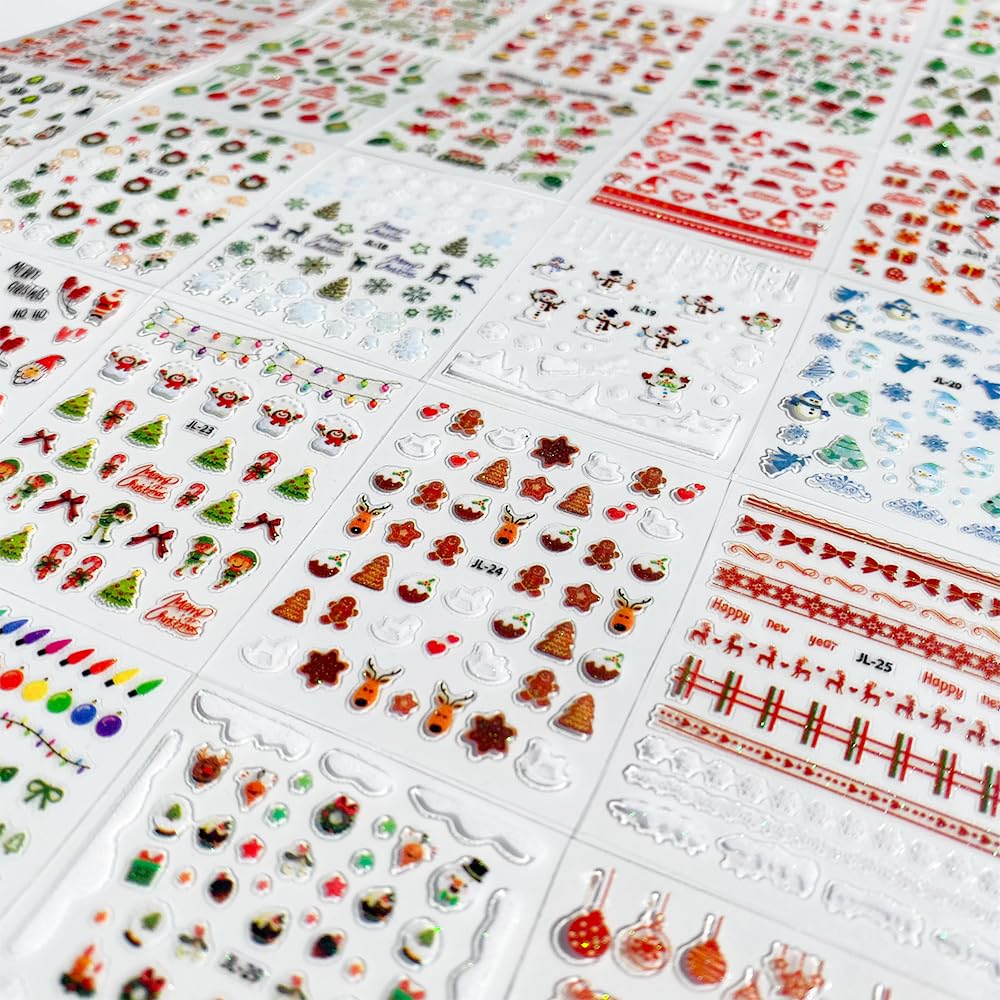 30pcs Christmas Nail Art Stick - Elk Bugle Call 评论和价格