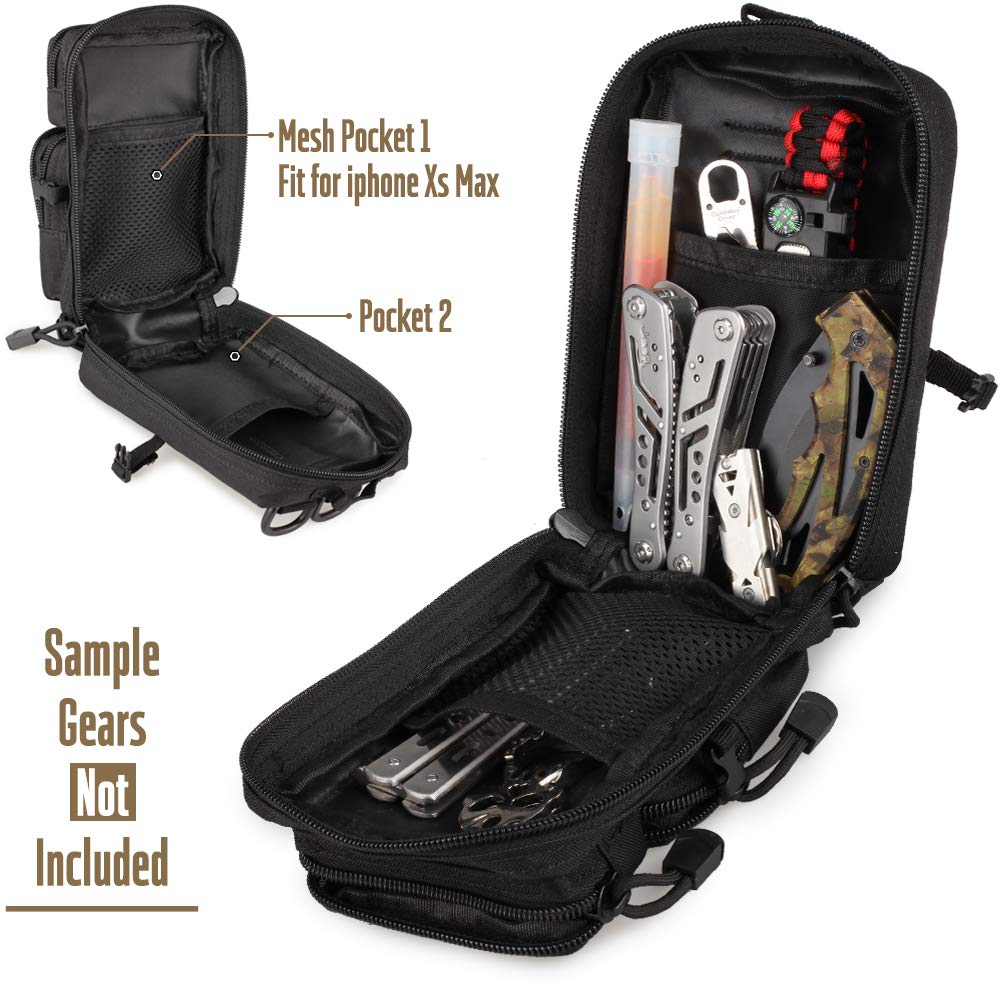 Mini Molle Utility Pouch, EDC  - Outdoor Hunting Gear Storage 评论和价格